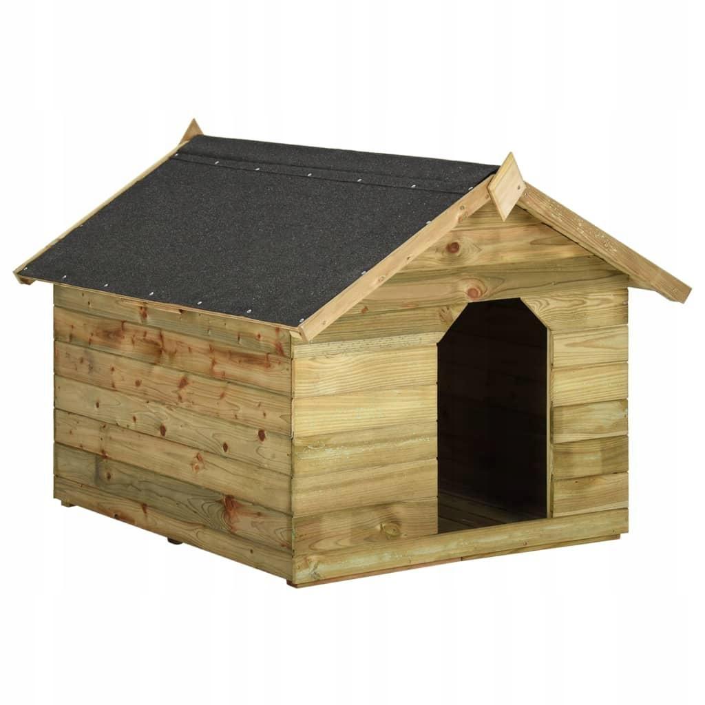 Levně Vidaxl 45151 Bouda Pro Psa Dřevěná 105x123x90 CM