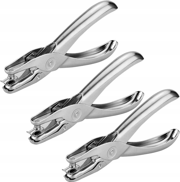 3SZT METAL DZIURKACZ KASOWNIK BILETÓW KARNET