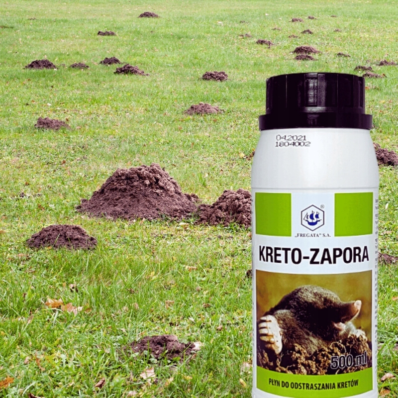 Kreto-Zapora skysta atbaidymo priemonė nuo kurmių ir graužikų, 500 ml