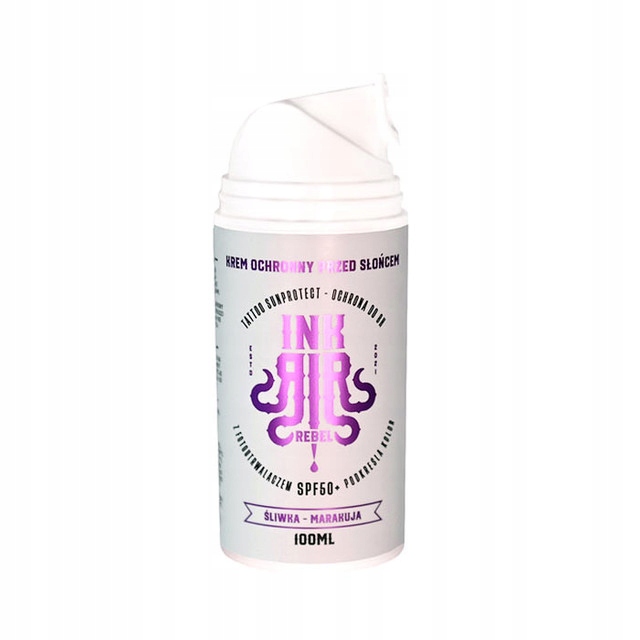 

Krem do tatuażu filtr SPF50+ INKrebel Śliwka 100ml