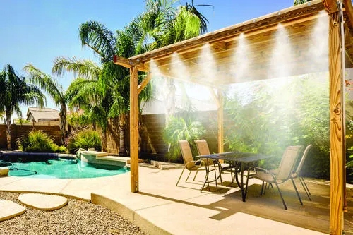 KURTYNA WODNA MGIEŁKA 10m KLIMA OGRODOWA DO TUNELU Marka inna