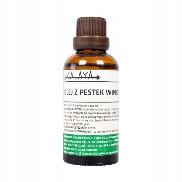 

Olej z pestek winogron 50ml Calaya