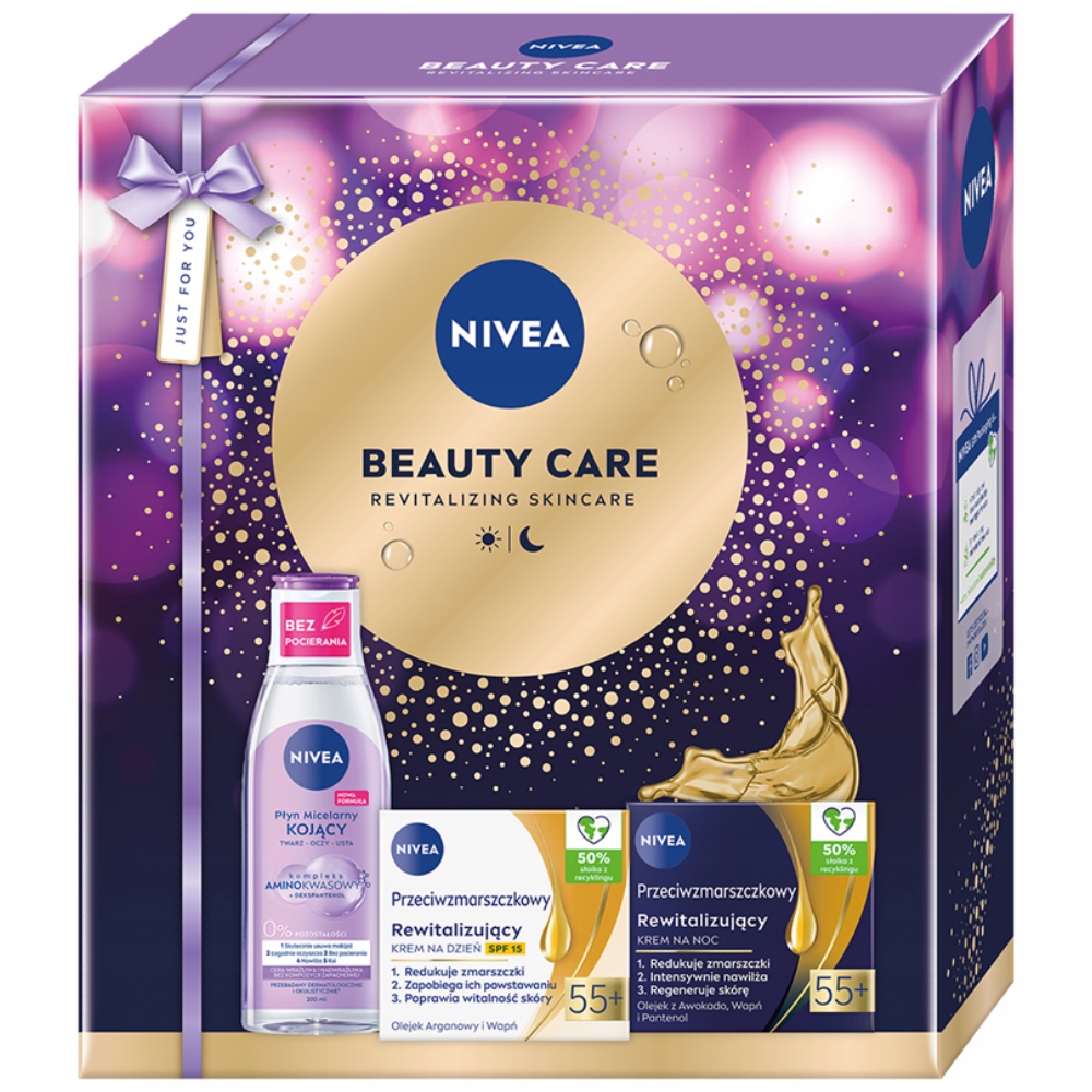 Dárková Sada kosmetiky pro ženy Nivea Beauty Care 55+