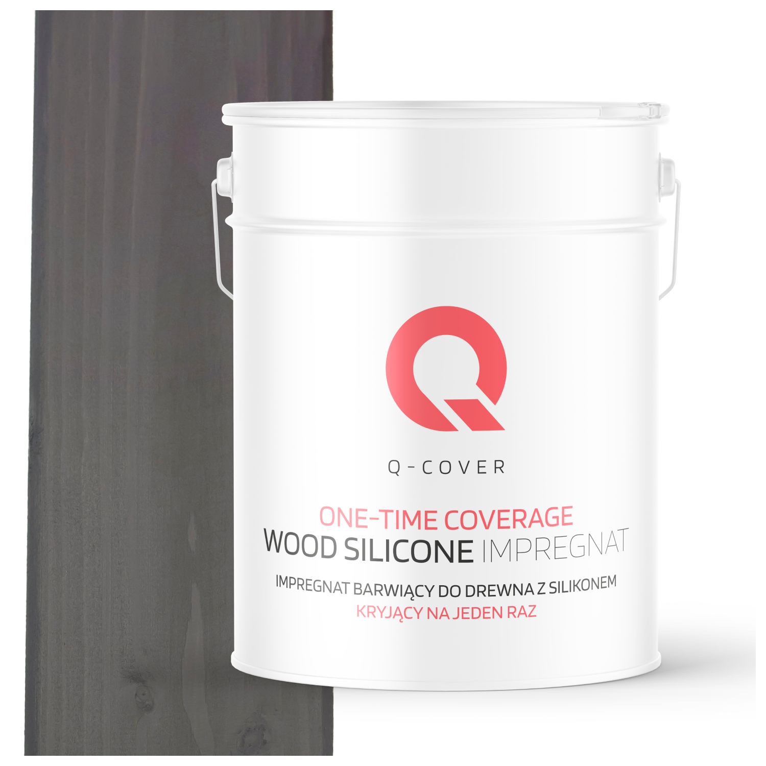 Krycí Impregnát Na Drevo Na Jedno Použitie, Extra Farba, Farba Uv Antracit, 10 L