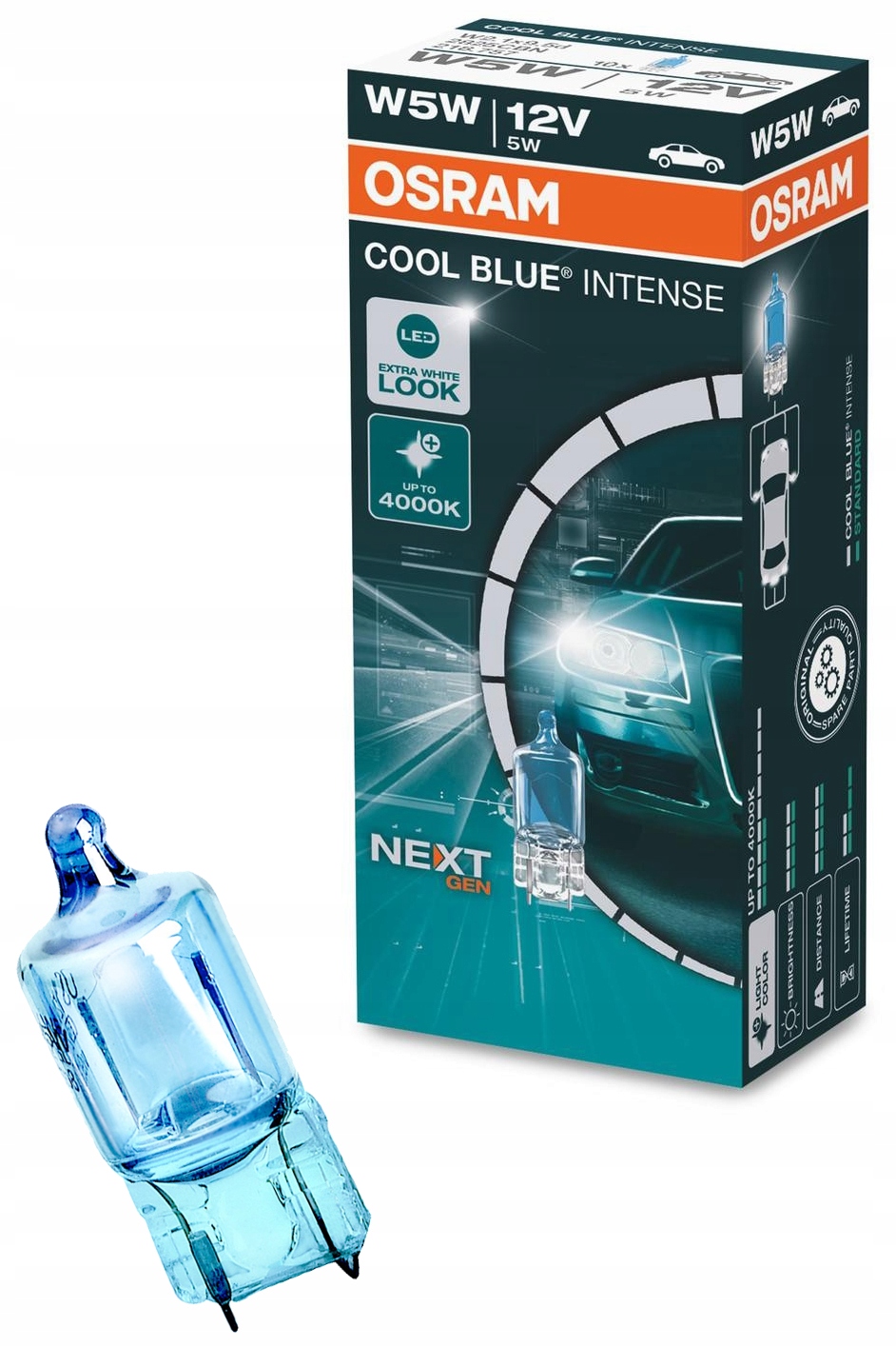 Osram Cool Blue Intense Żarówka W5W 12V 5W