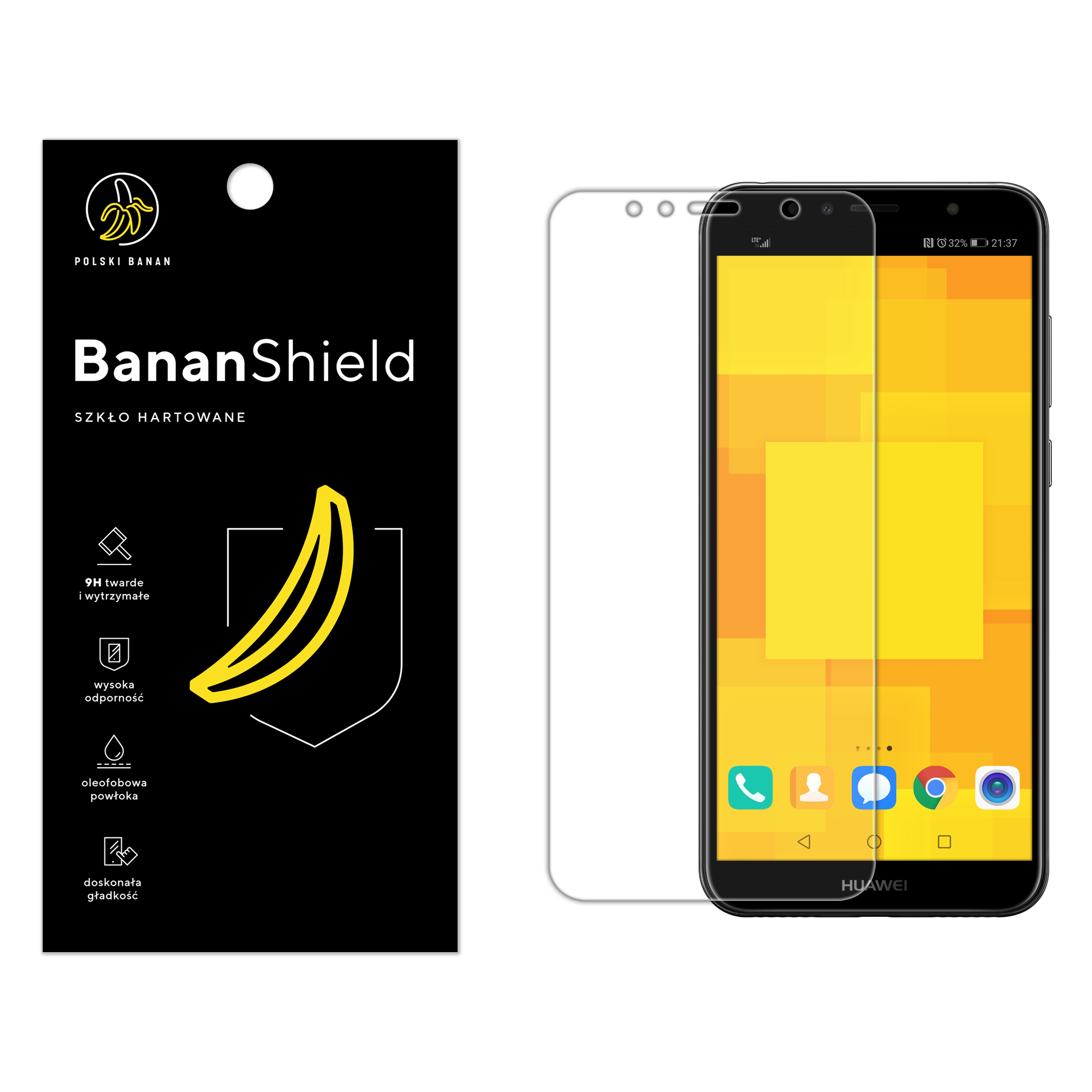 

Szkło Hartowane 9H do Huawei Y6 2018 / Prime 2018