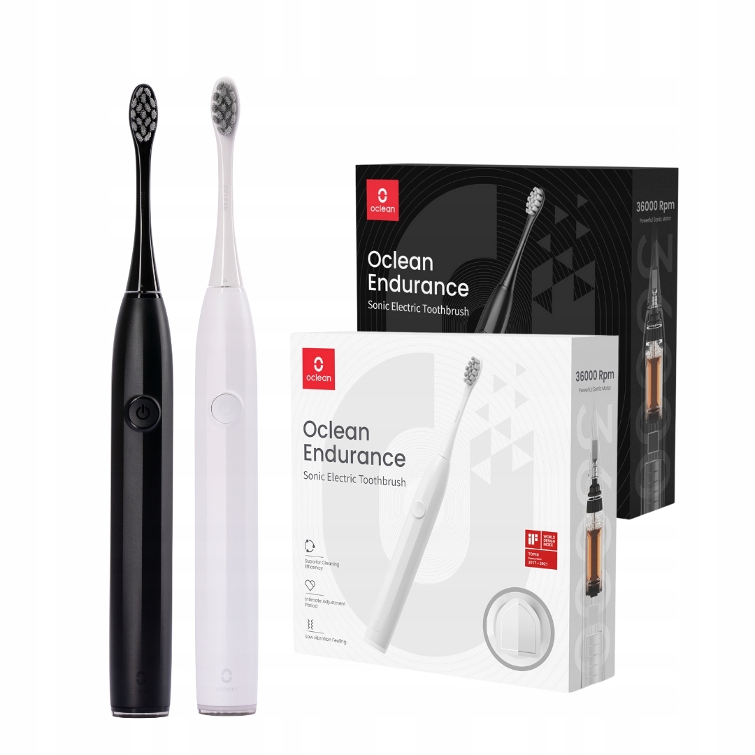 

Oclean Endurance szczoteczka soniczna czarna+biała