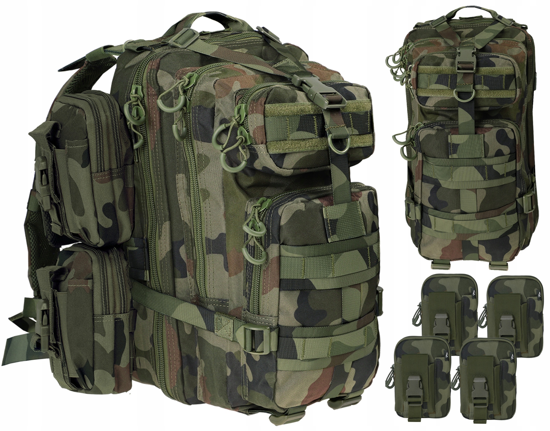 Plecak Wojskowy Taktyczny Dominator Shadow Militarny 4 Kieszenie Fc WZ.93