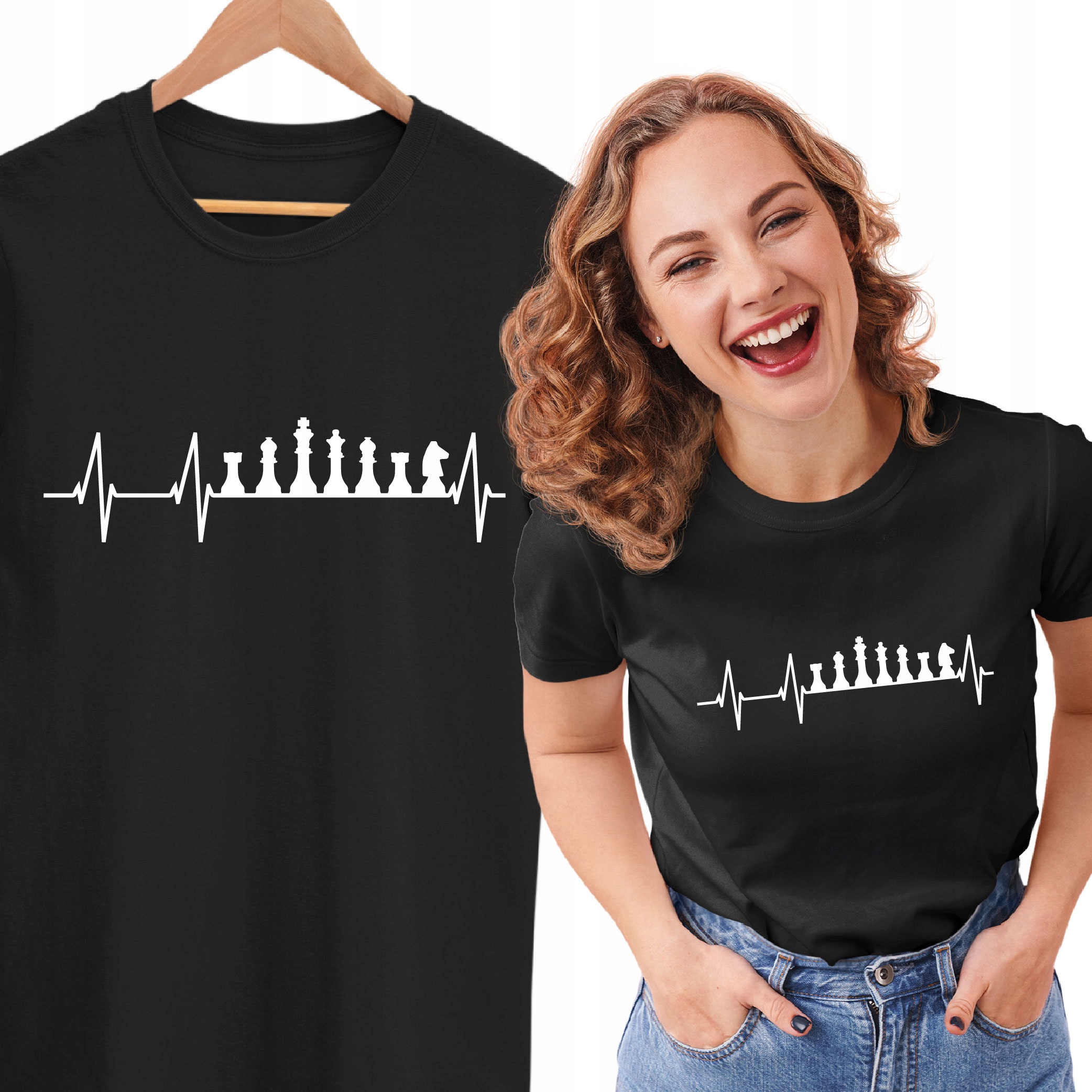 

Koszulka Gambit Królowej Szachy Chess Lifeline