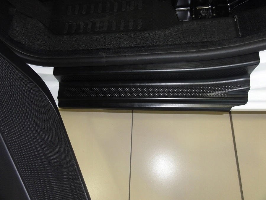 CITROEN BERLINGO 2008-2018 NAKŁADKI LISTWY PROGOWE Kolor czarny