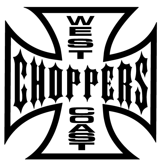 Naklejka na auto West Coast Choppers 10,5 cm wz.36