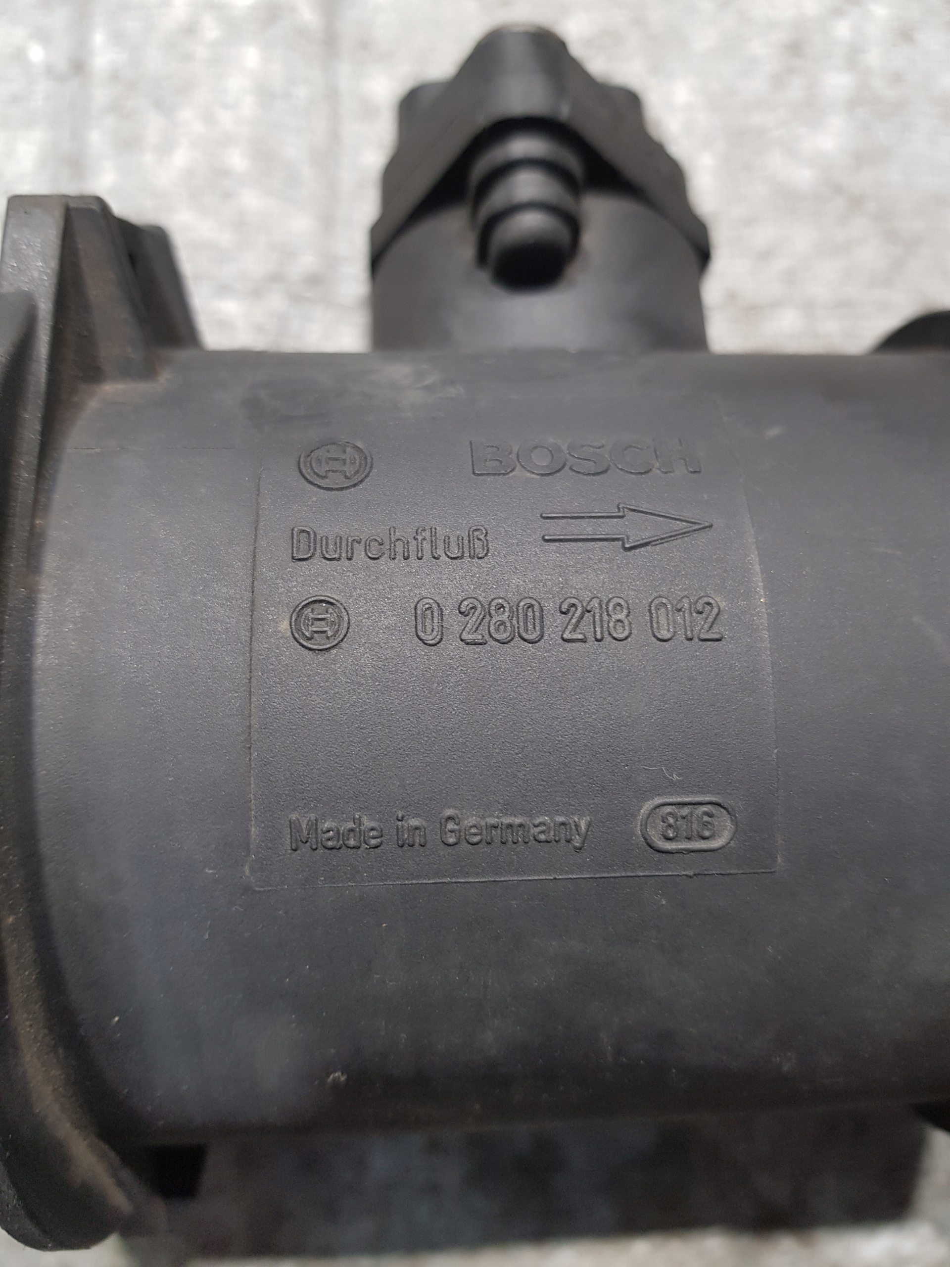 flow meter BOSCH 0 280 218 012