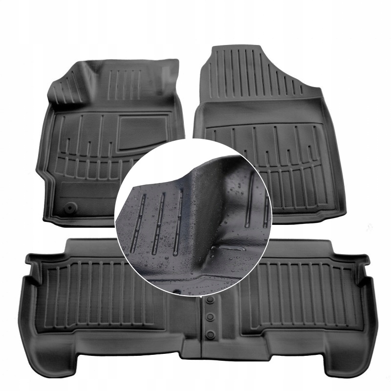 Gumové stěrače Toyota Yaris 2 2006-2011 Korytka Ud