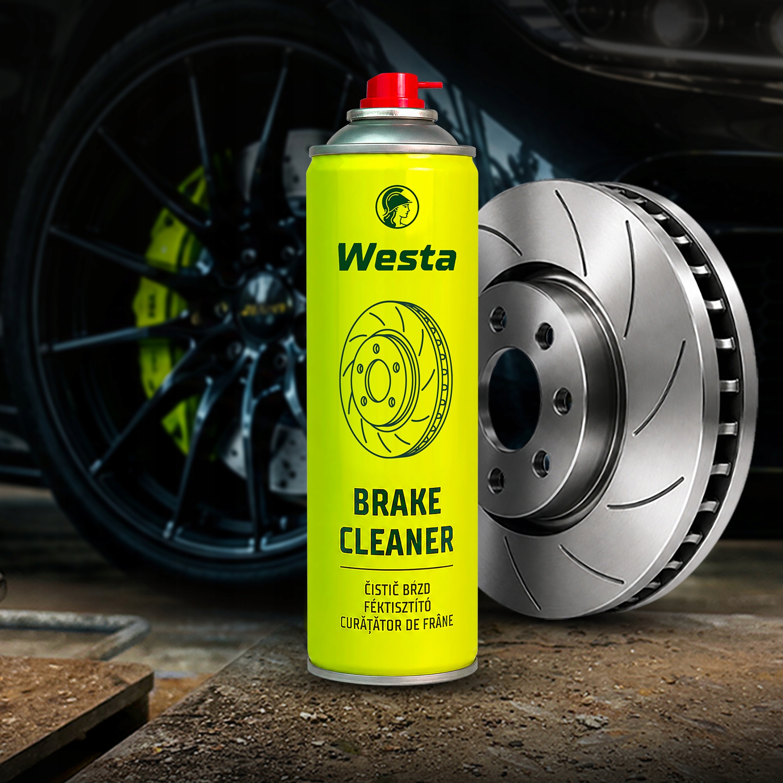 Westa Spray do czyszczenia hamulców i sprzęgieł 500ml silny odtłuszczacz części