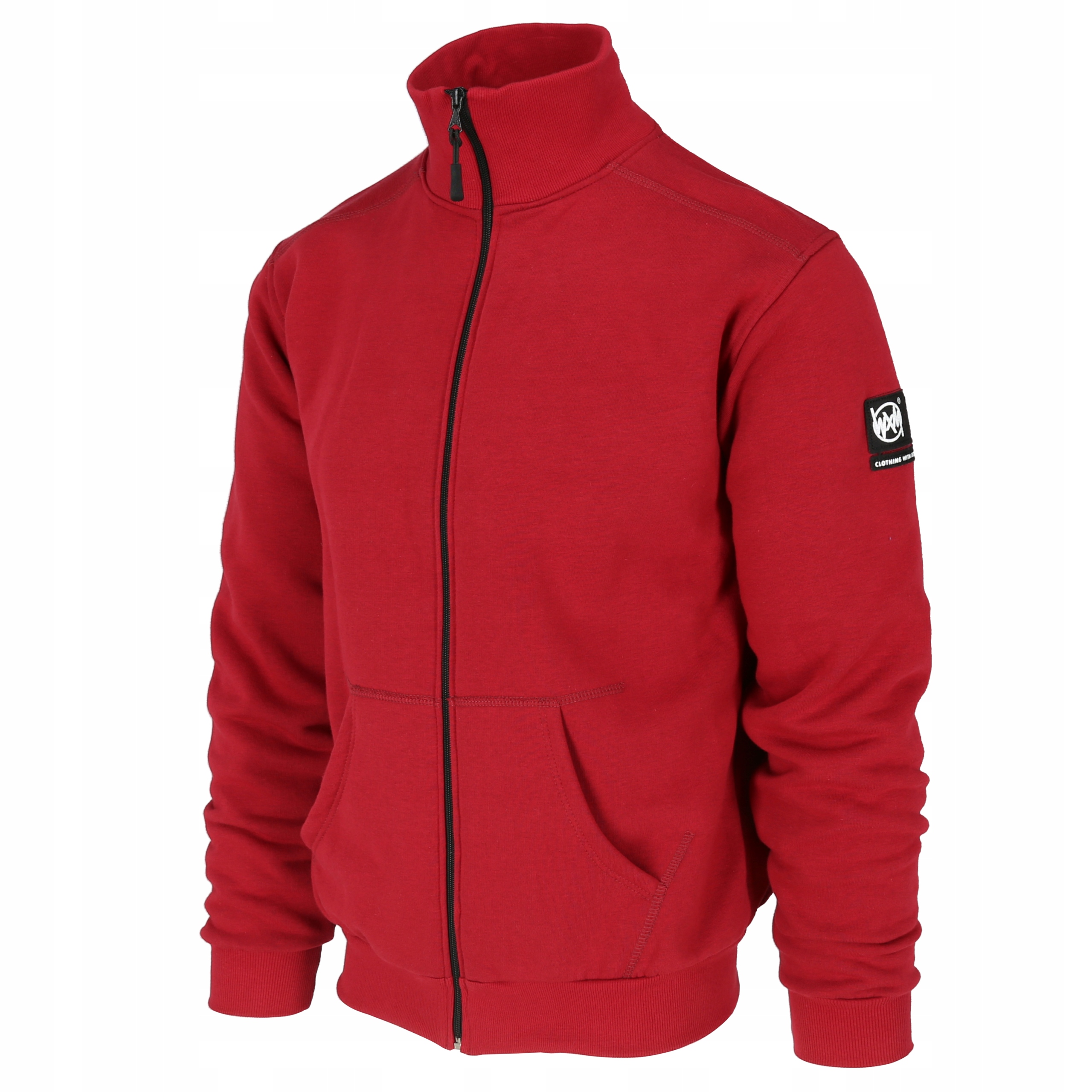 

Bluza bawełniana ciepła męska bordo 6XL