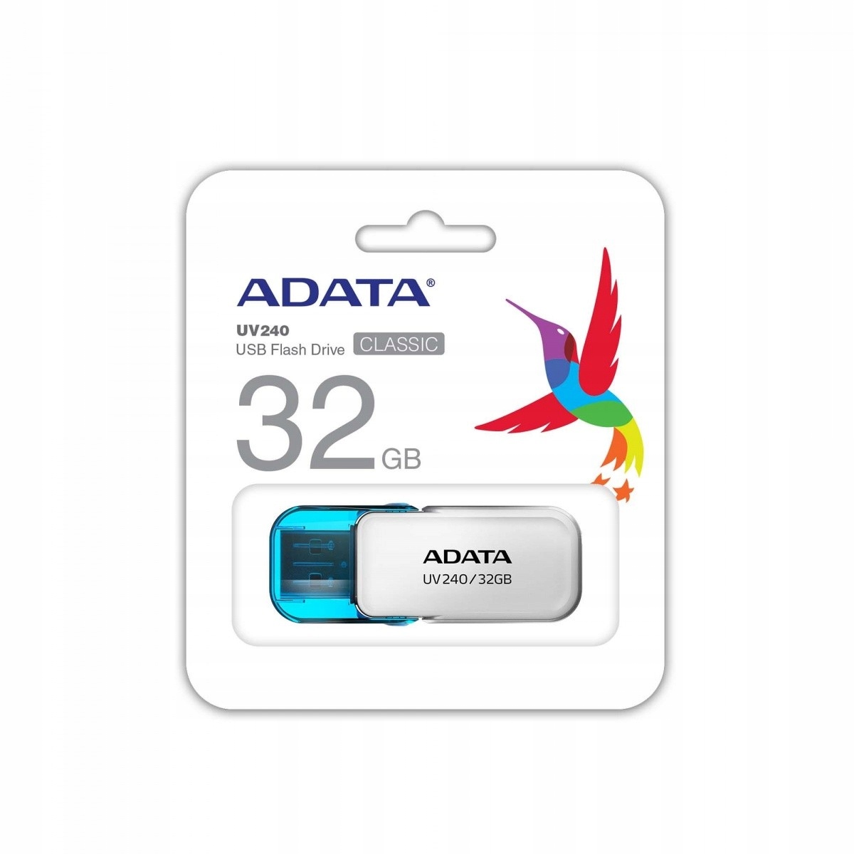 Adata Pendrive UV240 32GB Usb 2.0 Biały