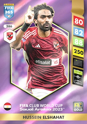 2025 Panini Adrenalyn XL Fifa 365 386 Hussein El Shahat