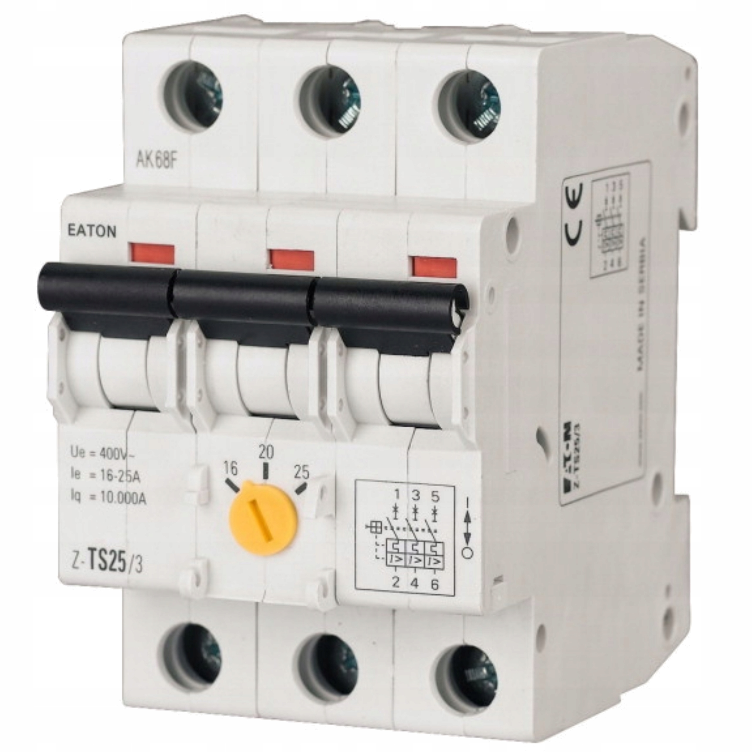 Tarifní Vypínač 3-PÓLOVÝ Pojistka Z-TS63/3 3P 50-63A 266862 Eaton