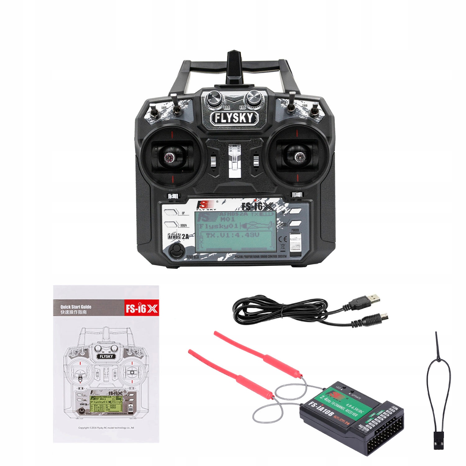 Flysky FS-i6X 2.4GHz 10CH AFHDS 2A Pilot Model nie