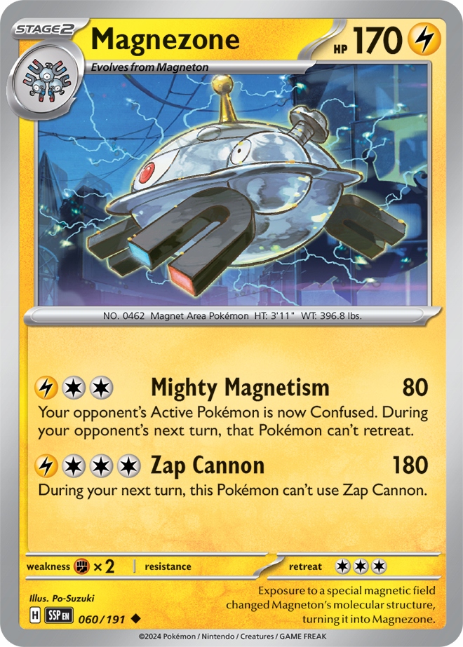 Oryginalna Karta Pokemon Magnezone (ssp 060)