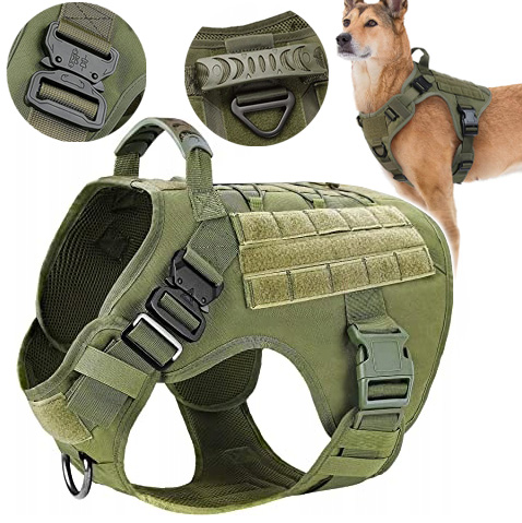 Levně Taktické Postroje Pro Psa Nastavitelné Guard Rukojeť Pro Velkého Psa Silné XL