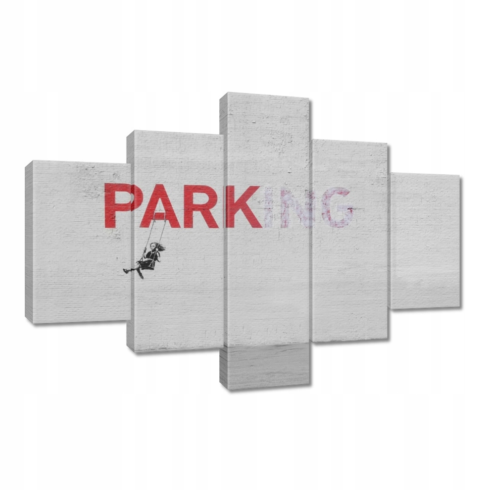 

Obrazy 100x70 Banksy Parking