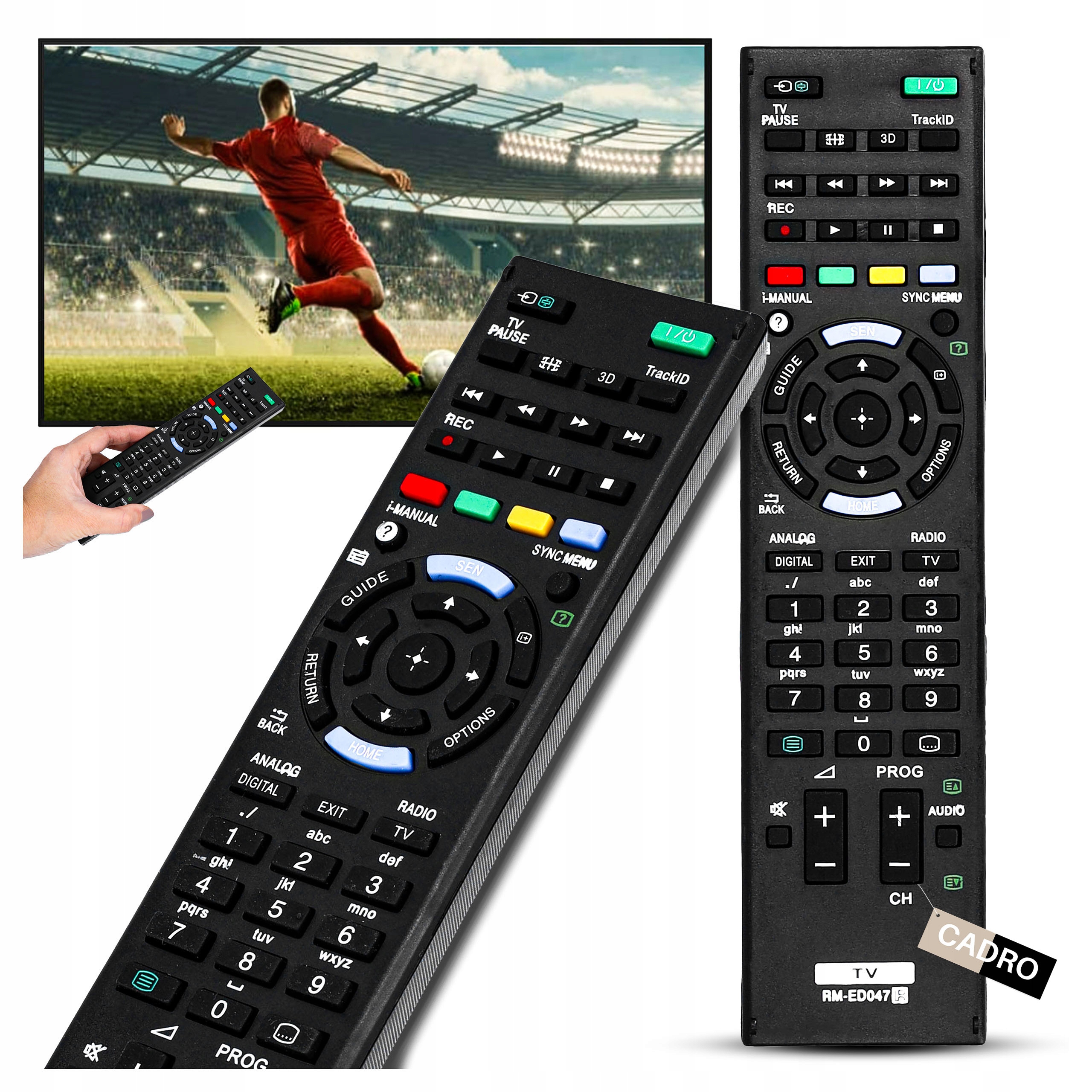 Pilot Do Telewizora Tv Sony uniwersalny zamiennik RM-YD047 Smart