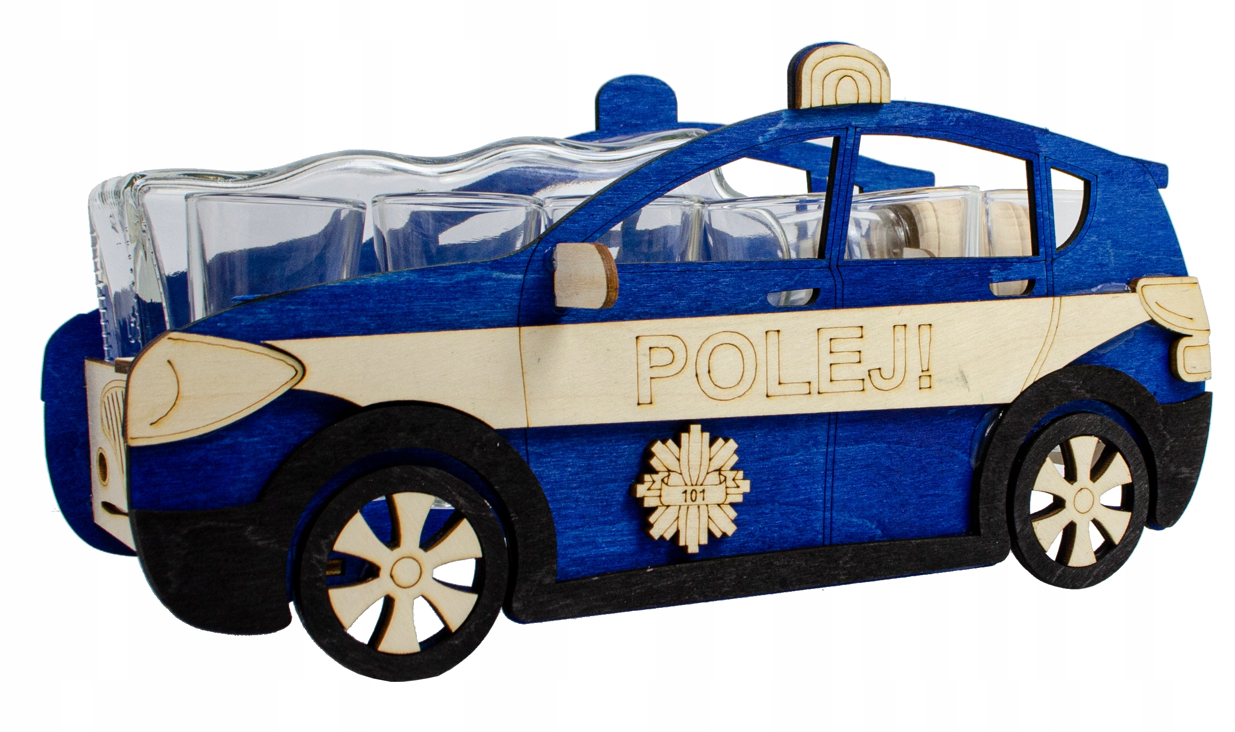 

Radiowóz Polej! Karafka Kieliszki Urodziny
