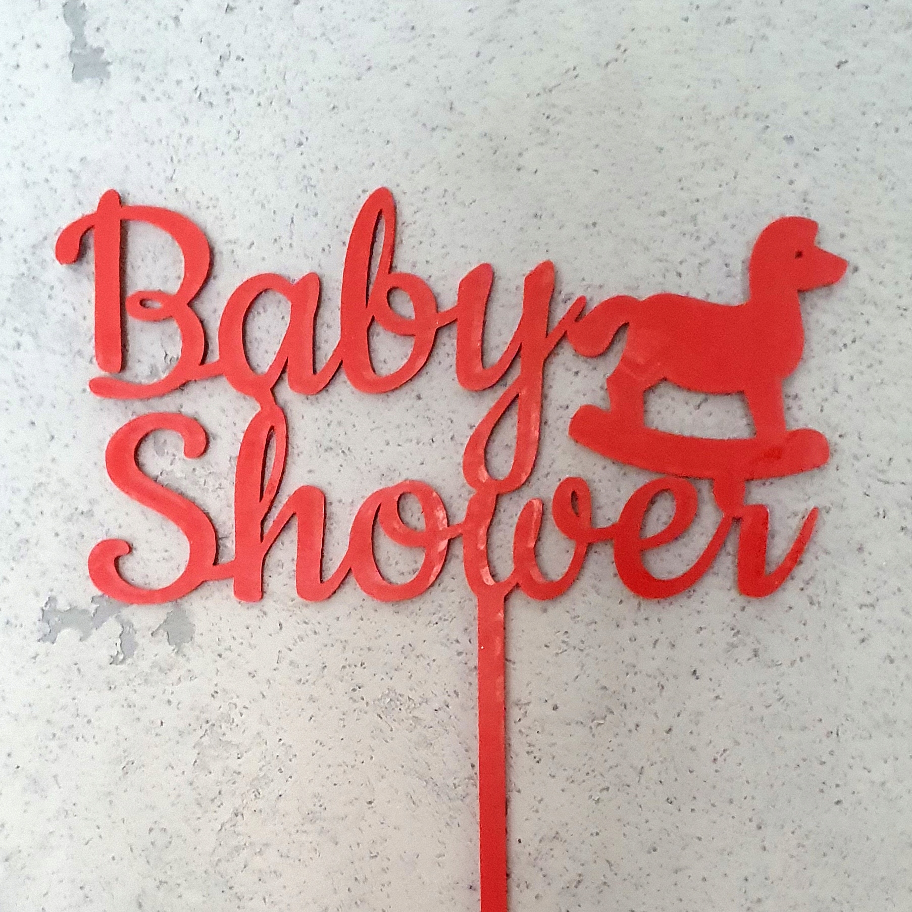 

Topper baby shower konik na tort M toper