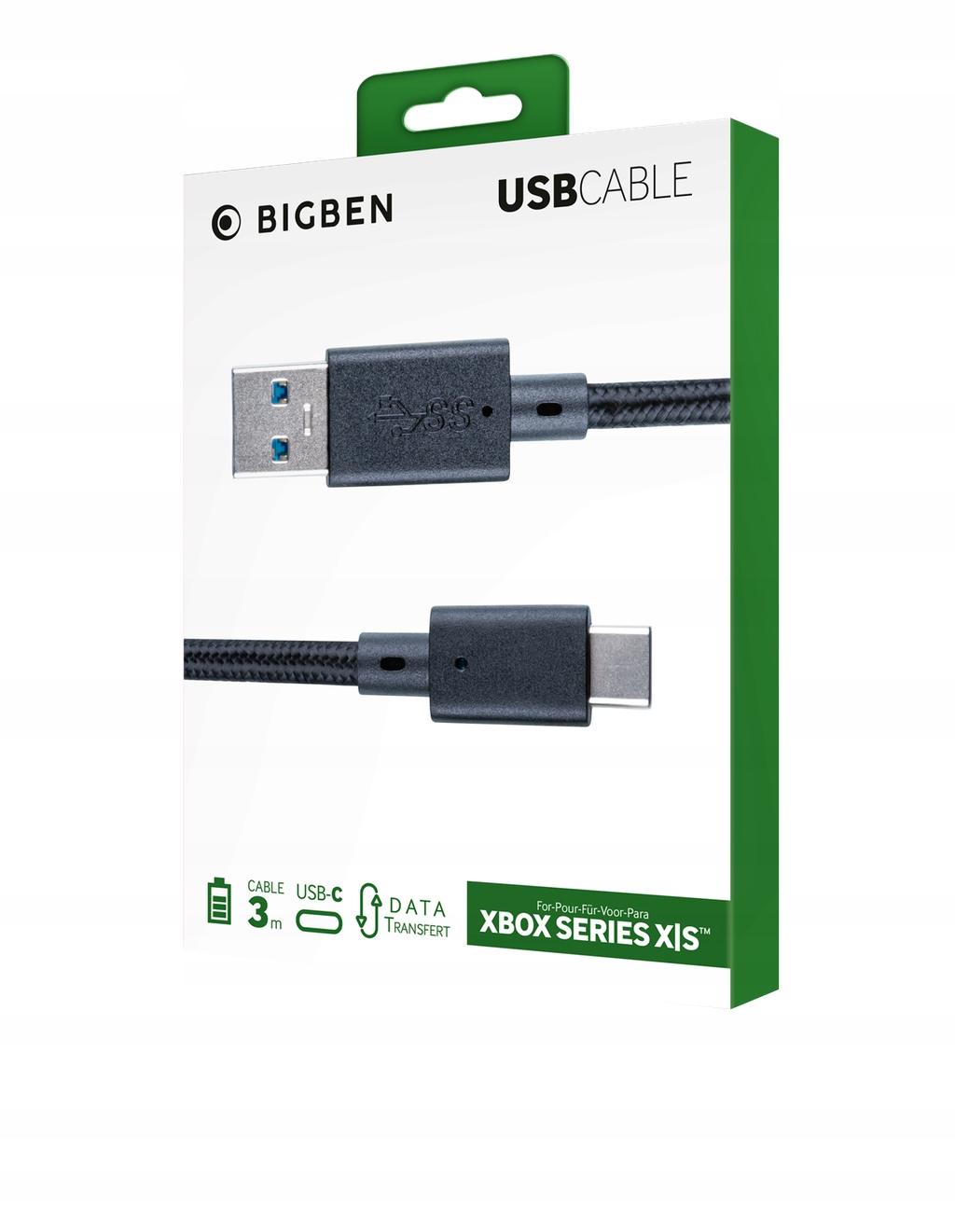 BigBen 3m kabel ładujący USB do XSX