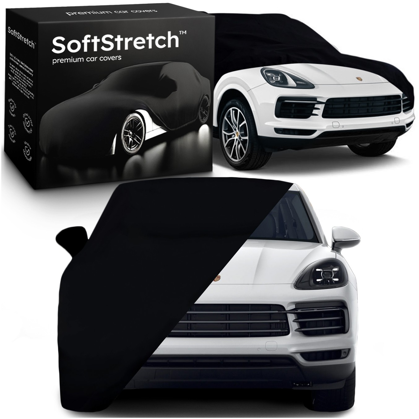 Pružný automobilový obal SoftStretch Premium pre Porsche Cayenne III
