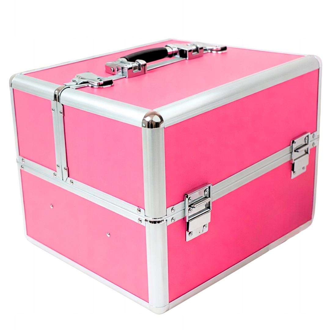 Kosmetická Kufřík Na Lampu, Frézku, Růžové Laky Na Nehty