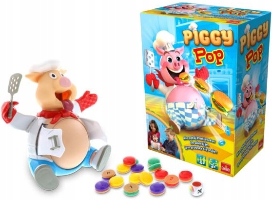 

Gra Rodzinna Pękający Prosiaczek Piggy Pop Goliath