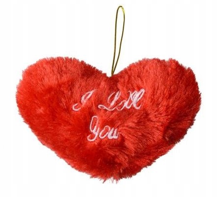 

Zawieszka Pluszowa Serce Z Napisem I Love You