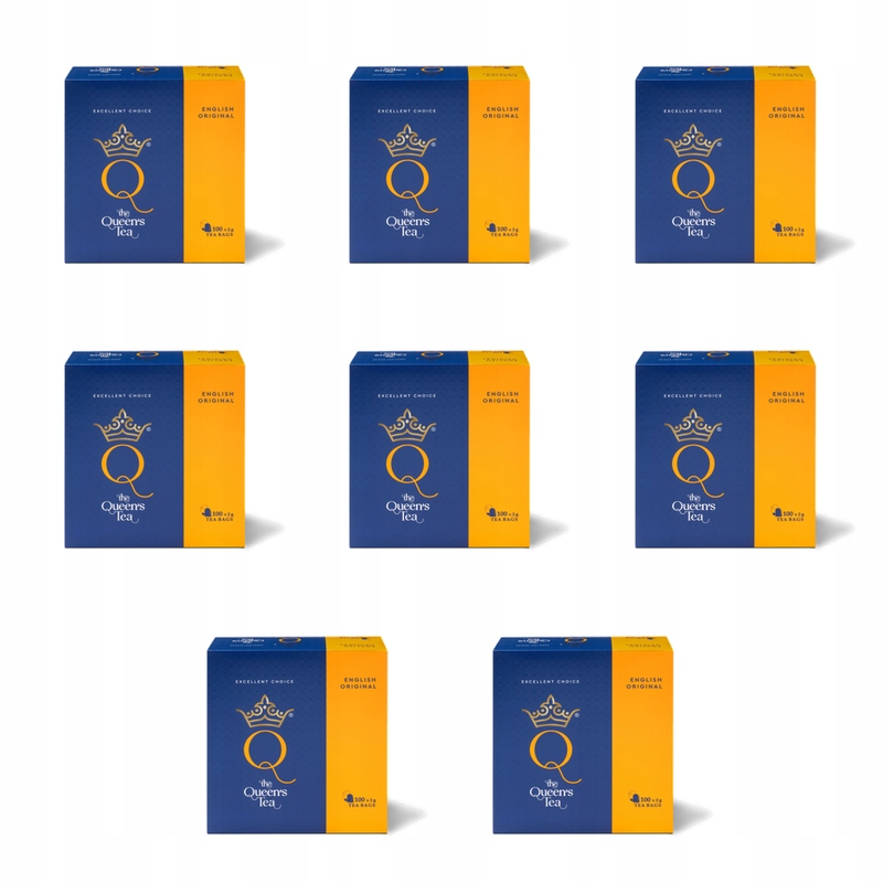 Anglický originální čaj Queen's Tea 100tbx2g X8