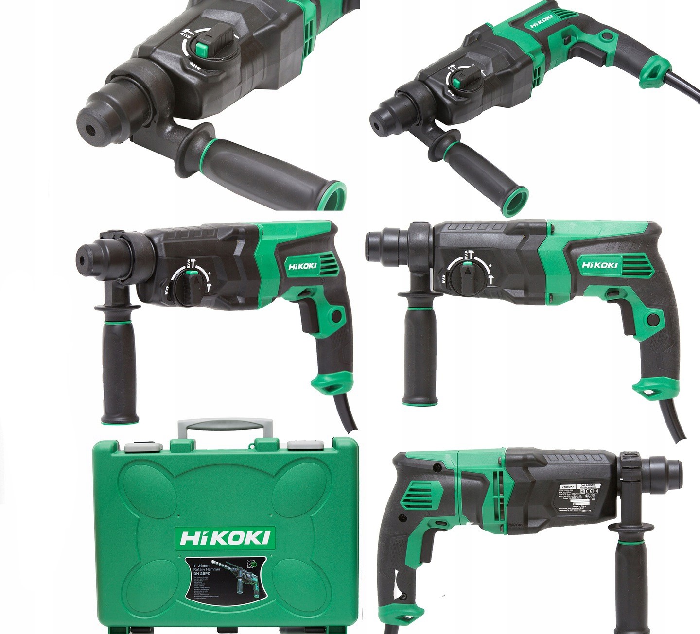 Młotowiertarka Hikoki 830W 2,9J SDS-Plus DH26PC2