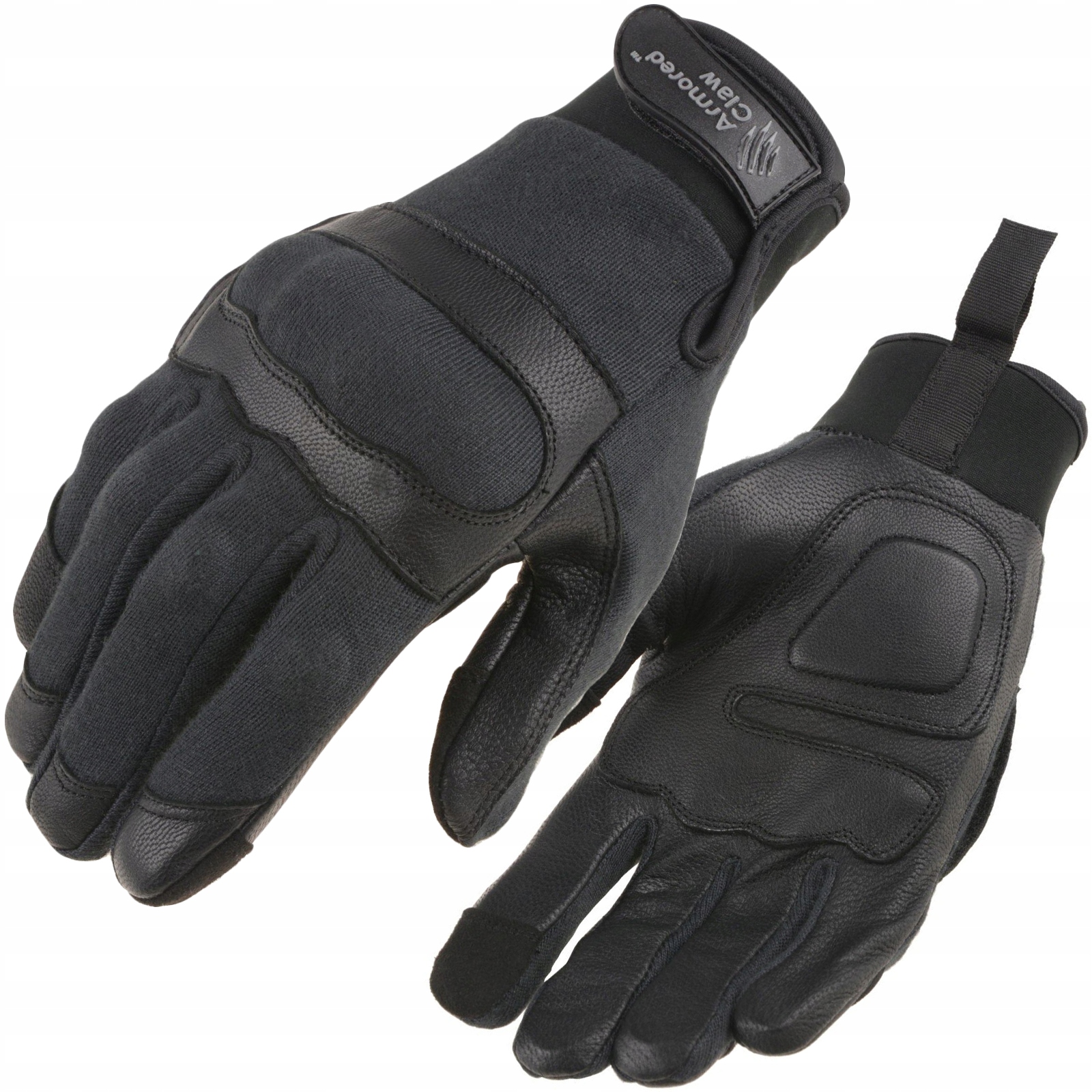 Taktické Rukavice Smart Flex Armored Claw Vojenské Kevlar Černé Xs