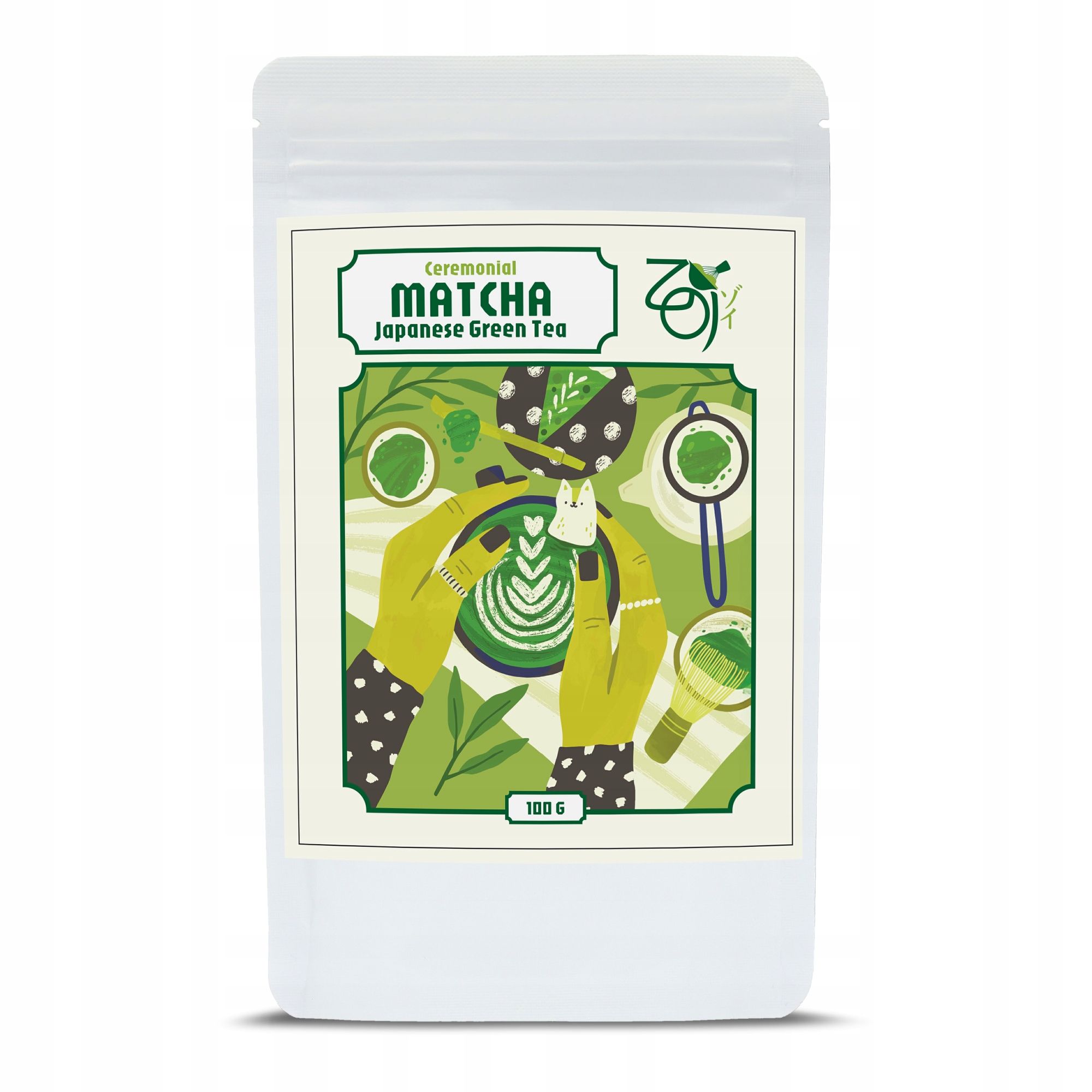Zoi Matcha japonský Čaj Ceremoniální Zelený Čaj 100 g