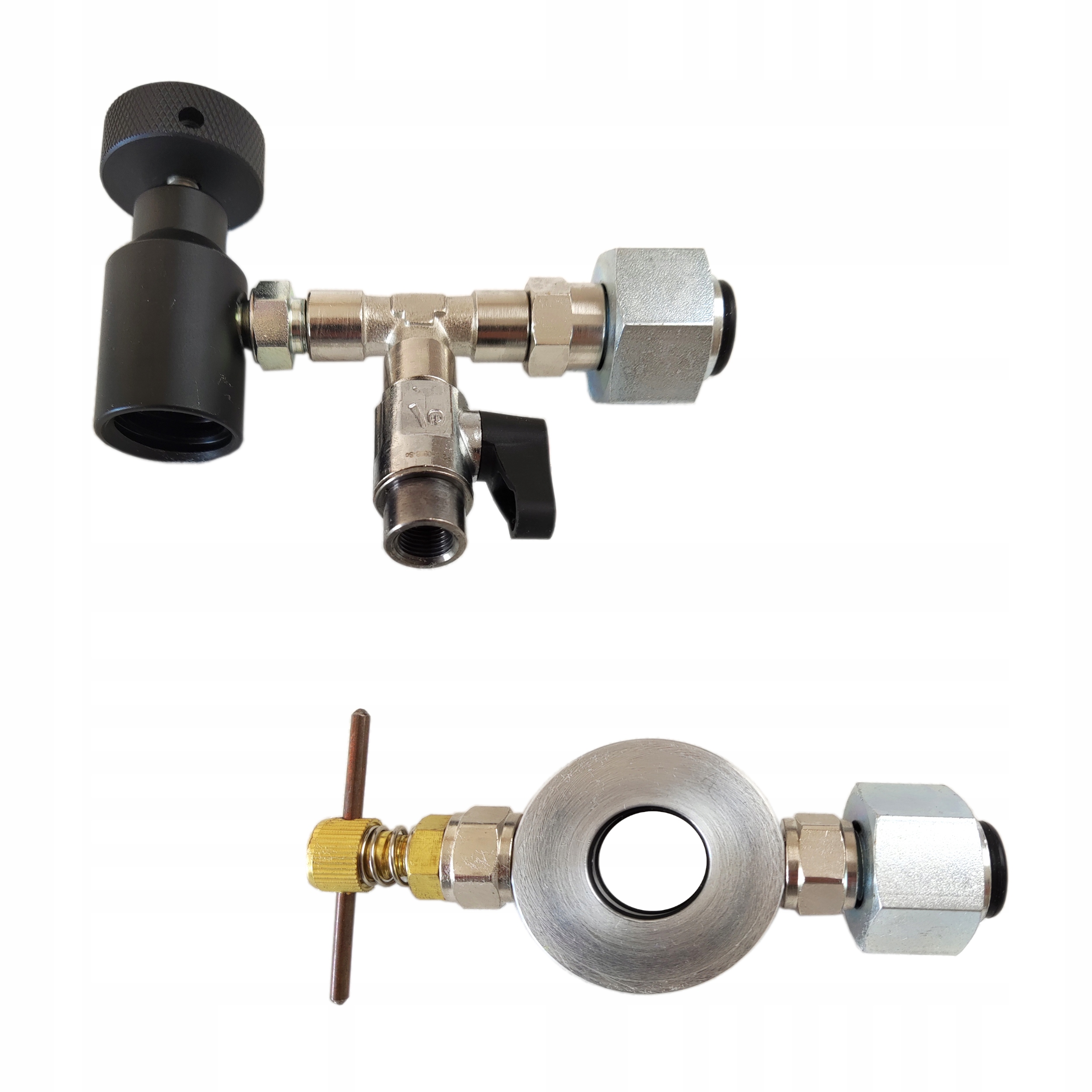 Combo přepážka pro soda stream Quick Connect TR21 modré růžové náboje