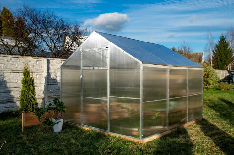 Szklarnia Domek 2.6x12m poliwęglan 6 mm profil 40x20