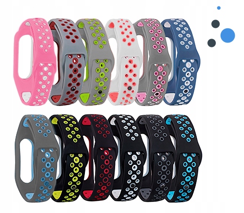PASEK OPASKA do XIAOMI MI BAND 3/4 - WIELE KOLORÓW Kompatybilność Xiaomi