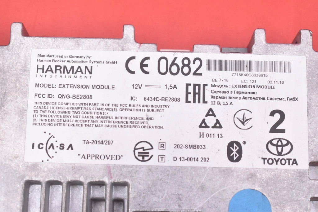 control unit module navigation devices 6434C-BE2808 TOYOTA C-HR 1 and 16-20