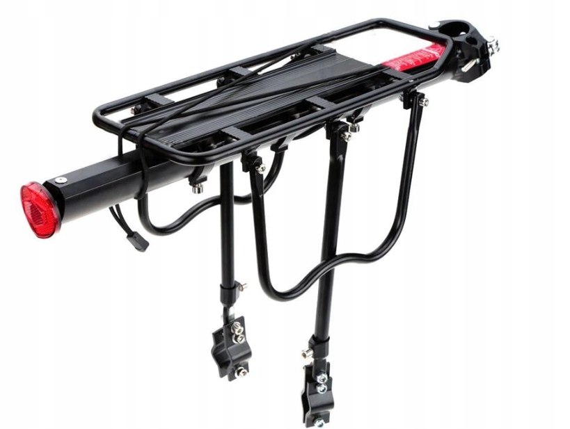 BAGAŻNIK ROWEROWY ALUMINIUM TYLNY UNIWERSALNY 50KG Kod producenta 01001