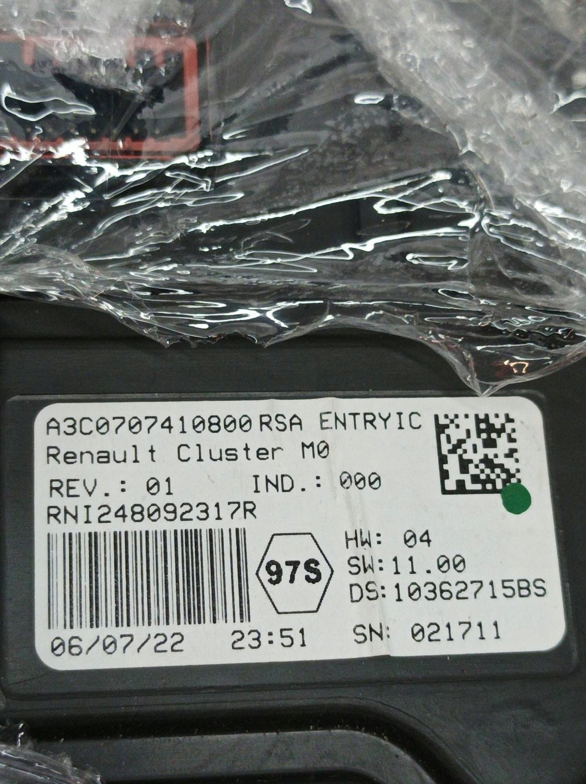 dials RN1248092317R 1.0 TCE 91KM Dacia Duster II (2017-2024)