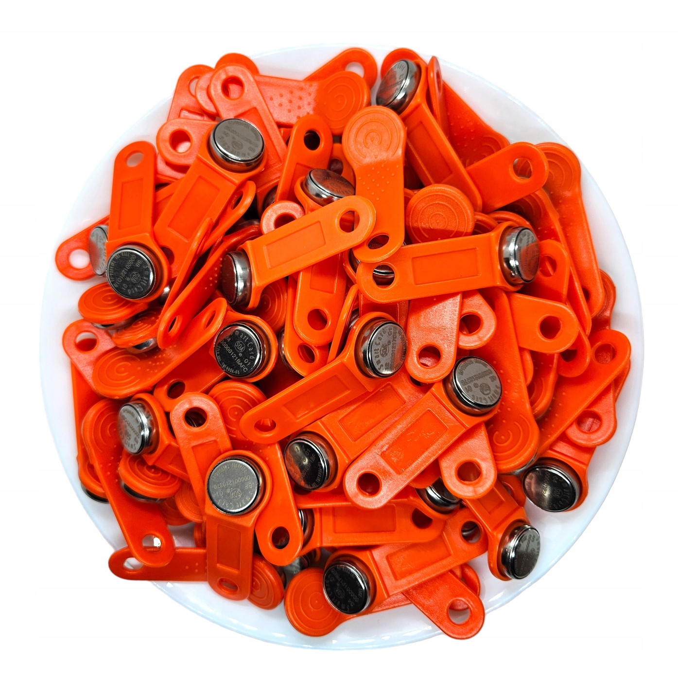 100 SZT PASTYLKA Dallas iButton RFID Klucz Zbliżeniowy UNIQUE DS1990 Kod producenta PROSELLO