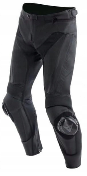 Dainese Delta 4 Čierne Pánske Kožené Motocyklové Nohavice, Čierne