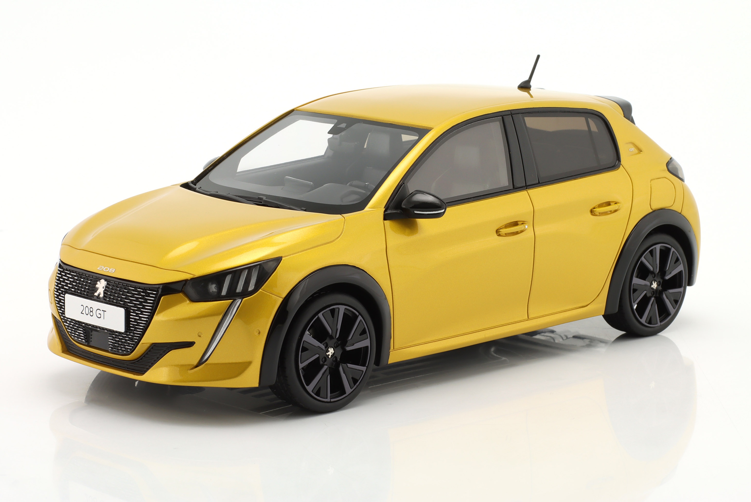 Peugeot 208 Gt Line 2020 Faro Yellow Otto OttOmobile 1:18 1/18 OT930 Model