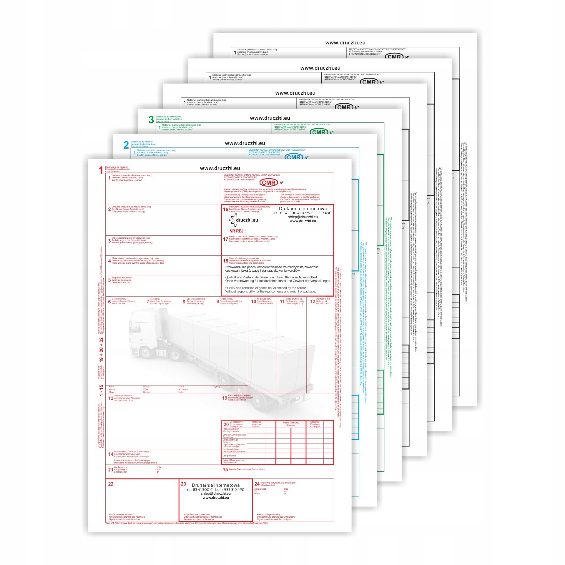 

Cmr List Przewozowy 6 odcinkowy Logo firmy