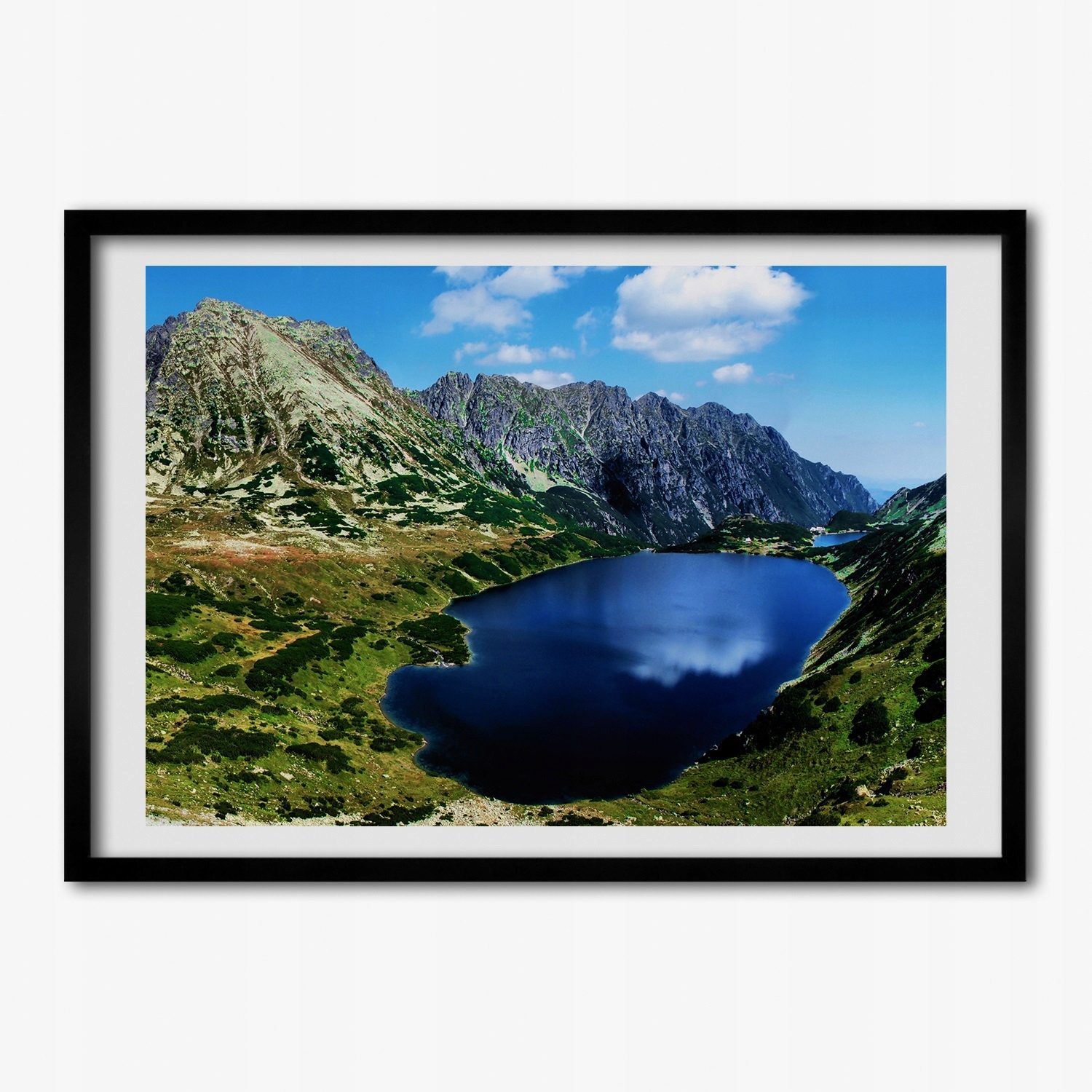 Foto obraz rámeček do obývacího pokoje Dolina v horách 100x70