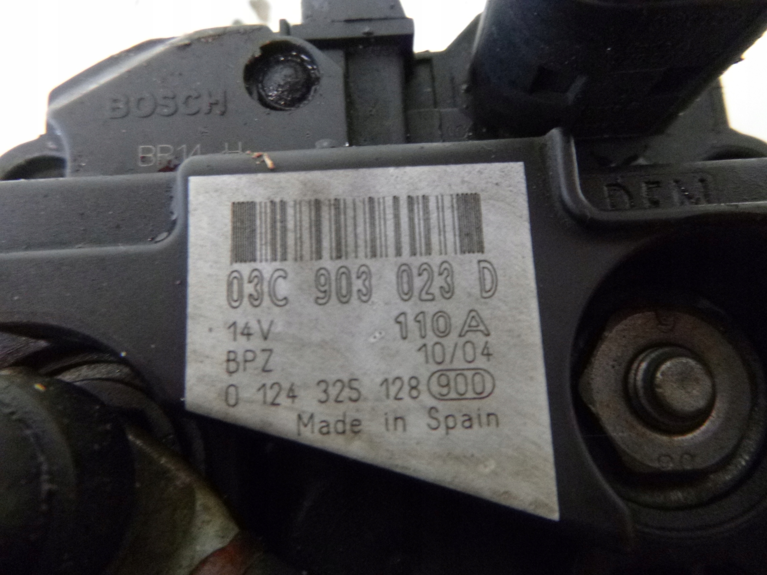 Alternator VW Volkswagen Golf V 1.6 FSI 110A 03C903023D 2003-2009